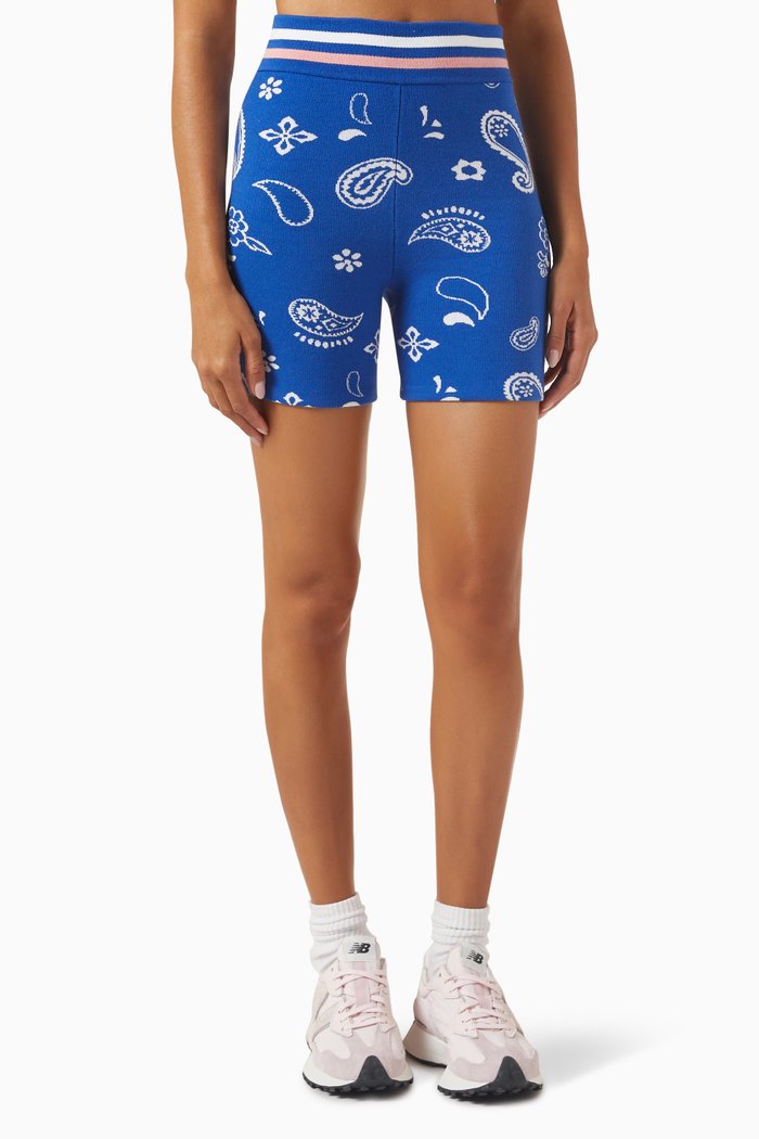 

Zeta Knit Spin Shorts, Blue