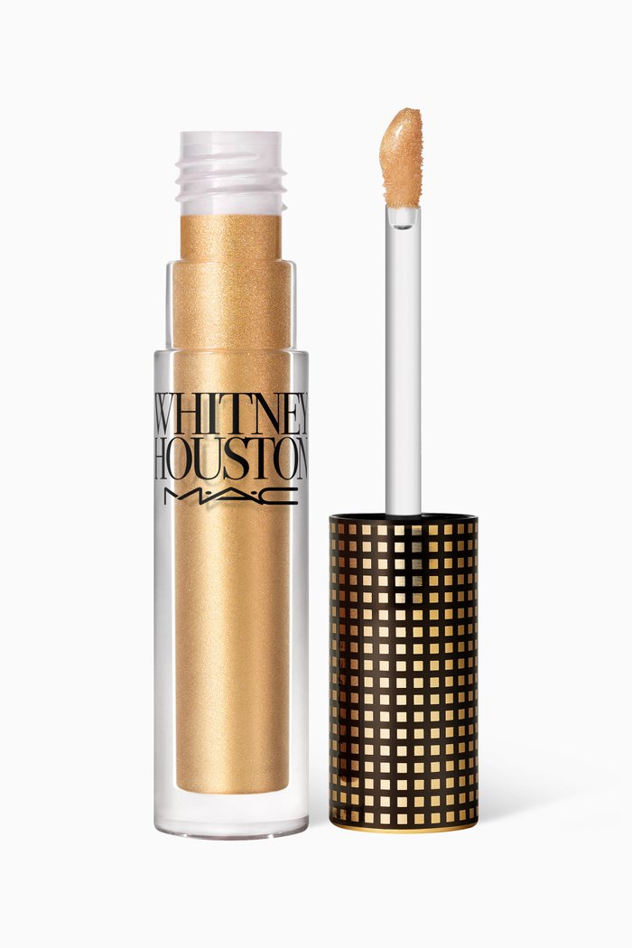 

Nippy's Shimmery Gold M.A.C X Whitney Houston Lipglass, 3.1ml, Multicolour