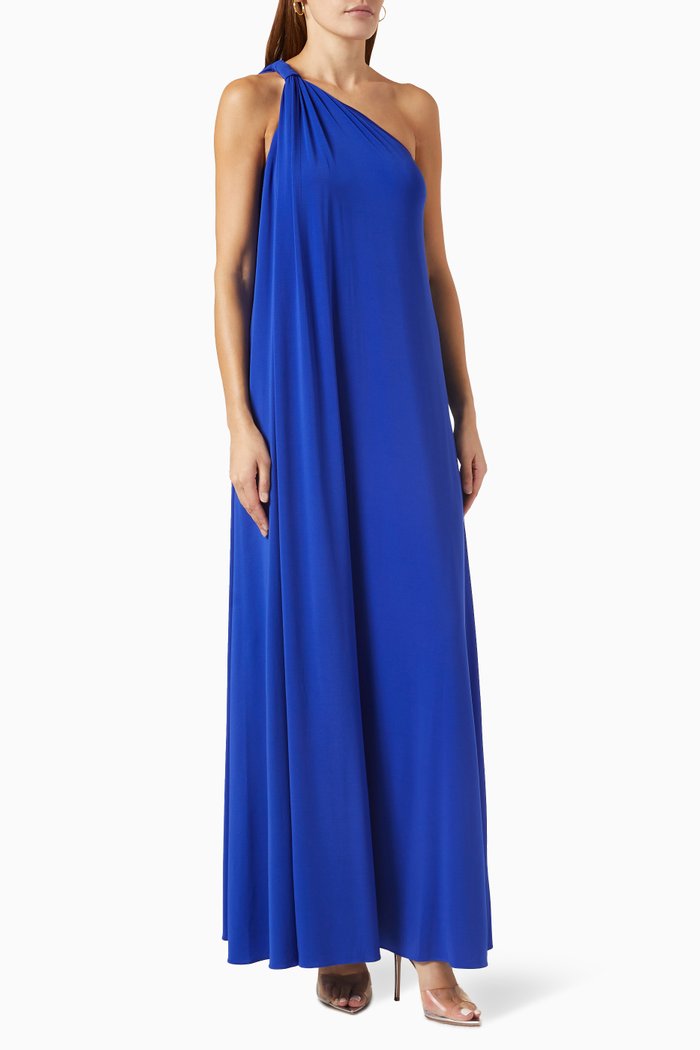 

Andra Gown in Stretch Jersey, Black