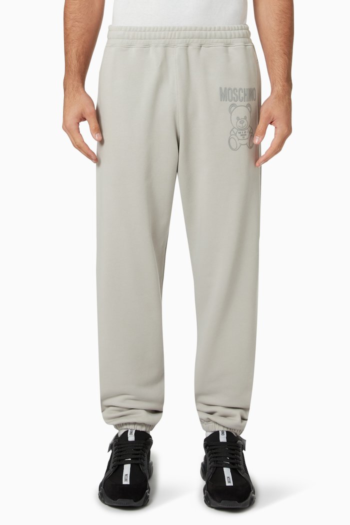 Sweat Pants in Organic Fleece, Grey