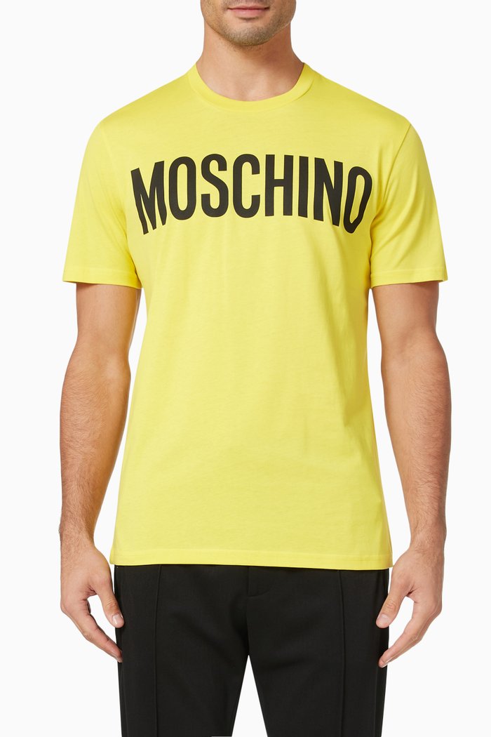 

Logo T-shirt in Organic Cotton Jersey, Yellow