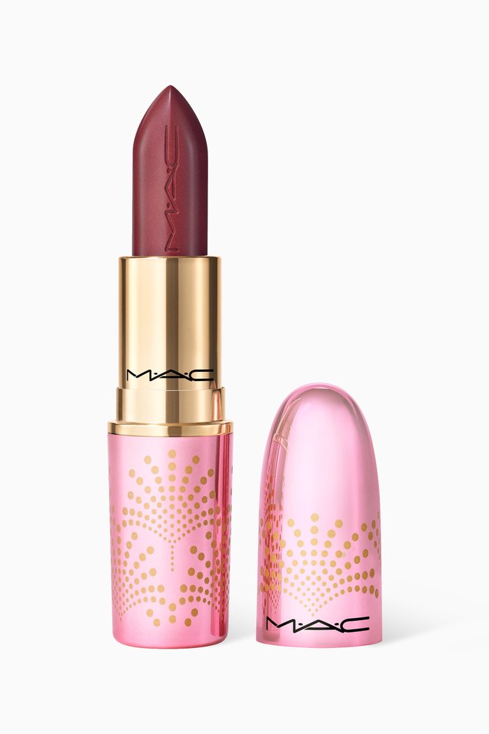 

No Wine-ing Bubbles & Bows Holiday Edition Lustreglass Sheer-Shine Lipstick, 3g, Multicolour