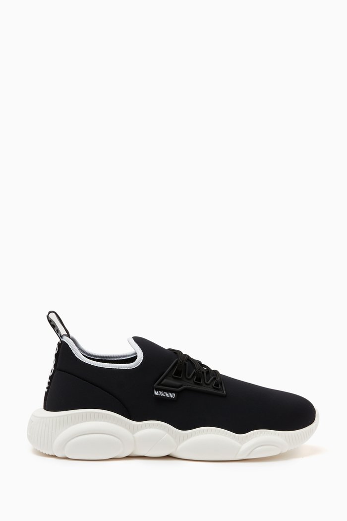 

Teddy Sneakers in Recycled Mesh, Black