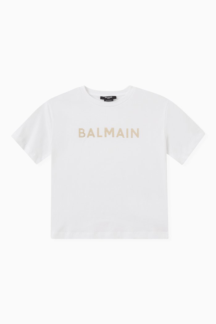 

Logo Print T-shirt in Cotton, White