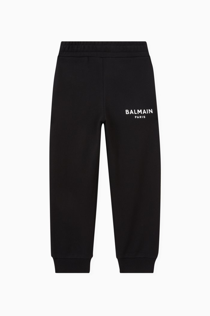 

Logo Print Sweatpants in Cotton, Black