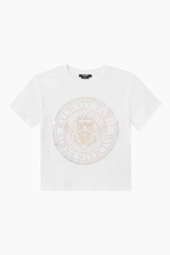 

Logo Print T-shirt in Cotton, White