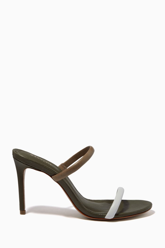 

Mule Sandals in Leather, Green