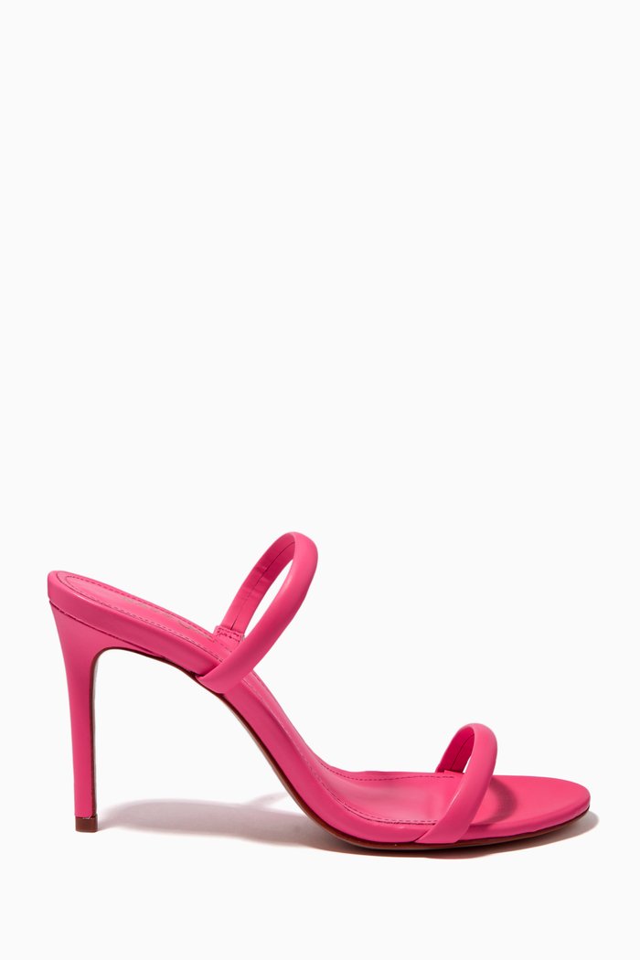 

Mule Sandals in Leather, Pink