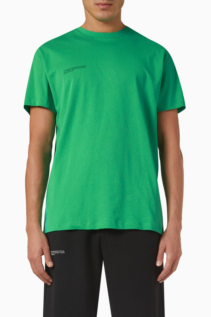 

Logo Printed T-shirt in Organic Cotton, Green