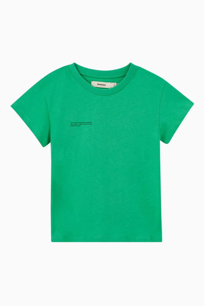 

Logo Printed T-shirt in Organic Cotton, Green