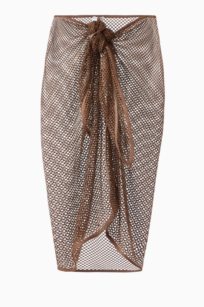 

Doris Sarong in Crystal Mesh, Brown