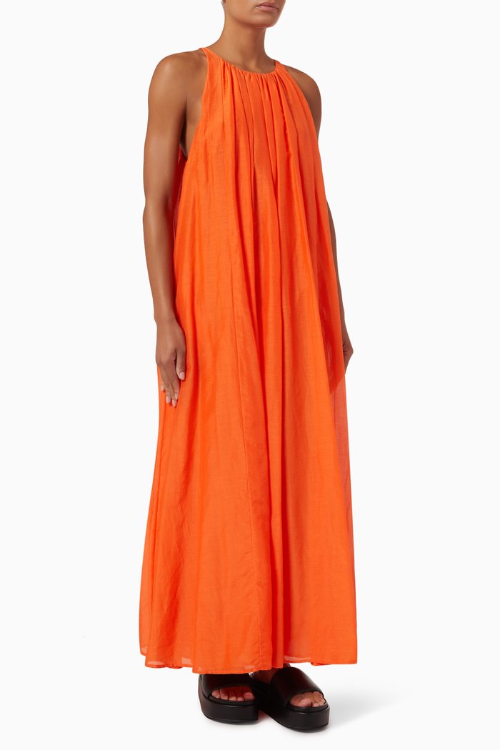 

Matisse Maxi Dress in Cotton Blend, Orange