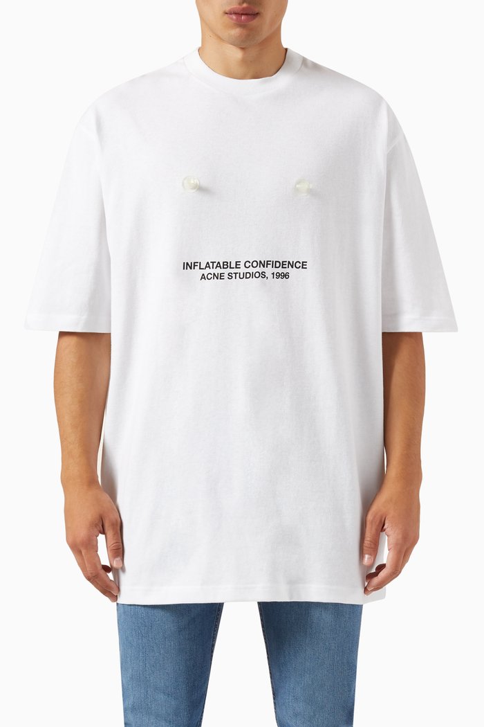 

Enrik Inflate T-Shirt in Organic Cotton, White