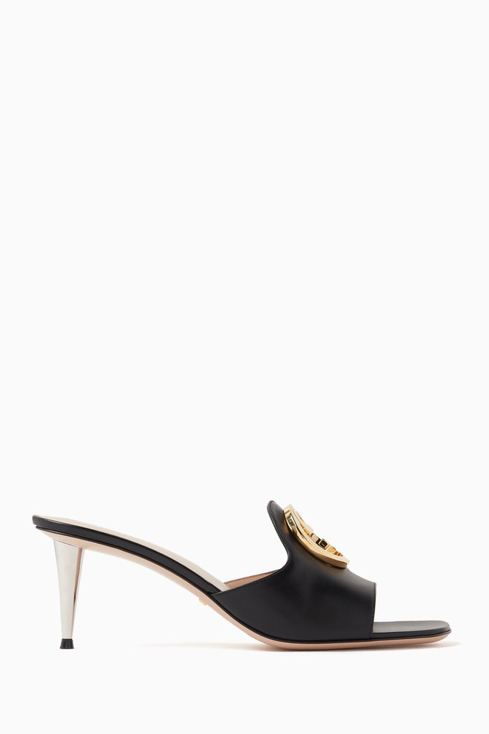 

Blondie Mules in Leather, Black