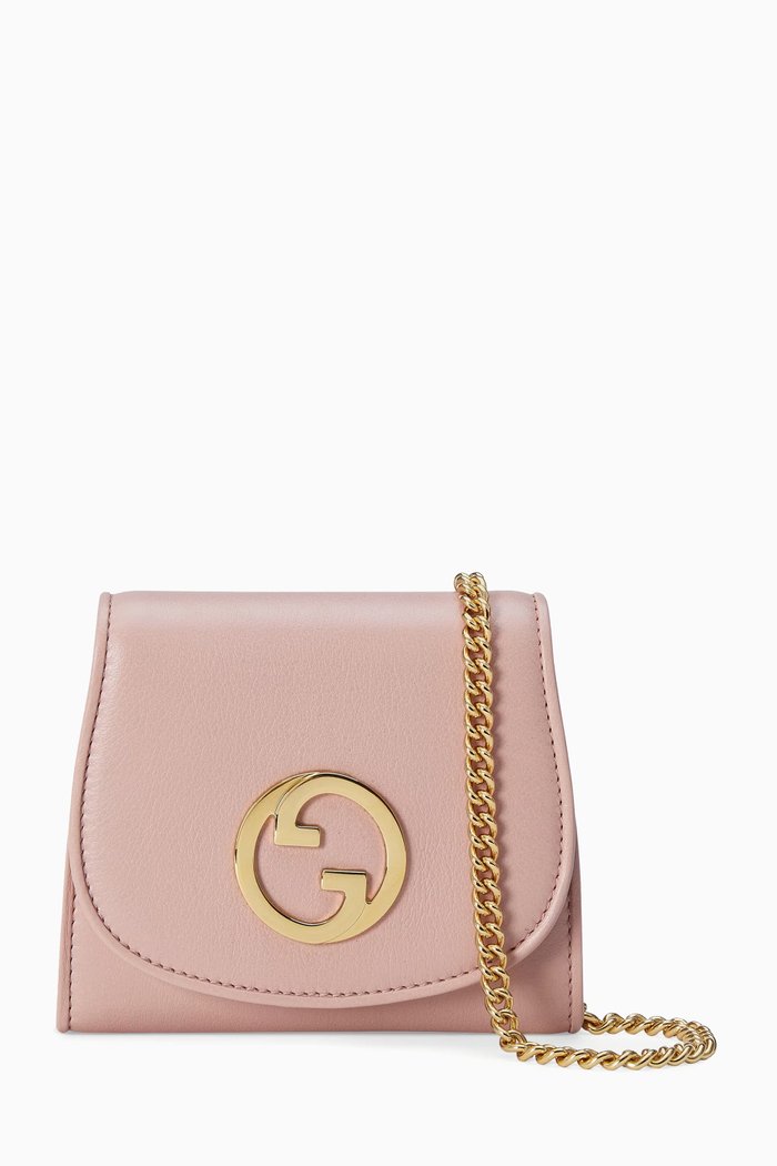 

Blondie Shoulder Bag in Leather, Pink