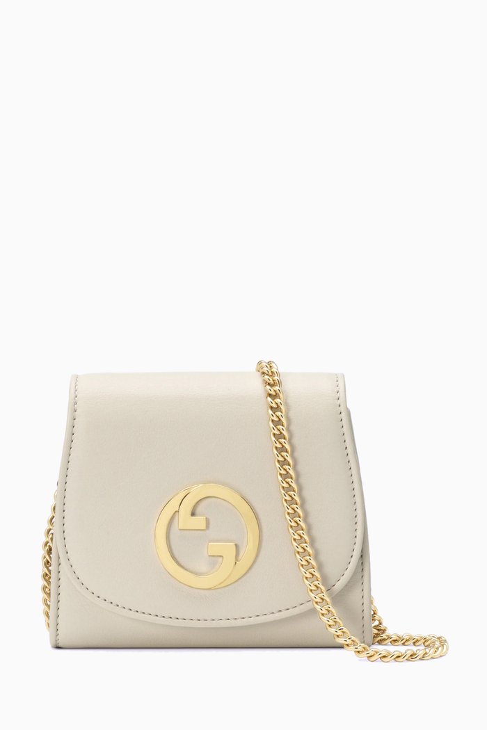 

Blondie Shoulder Bag in Leather, White