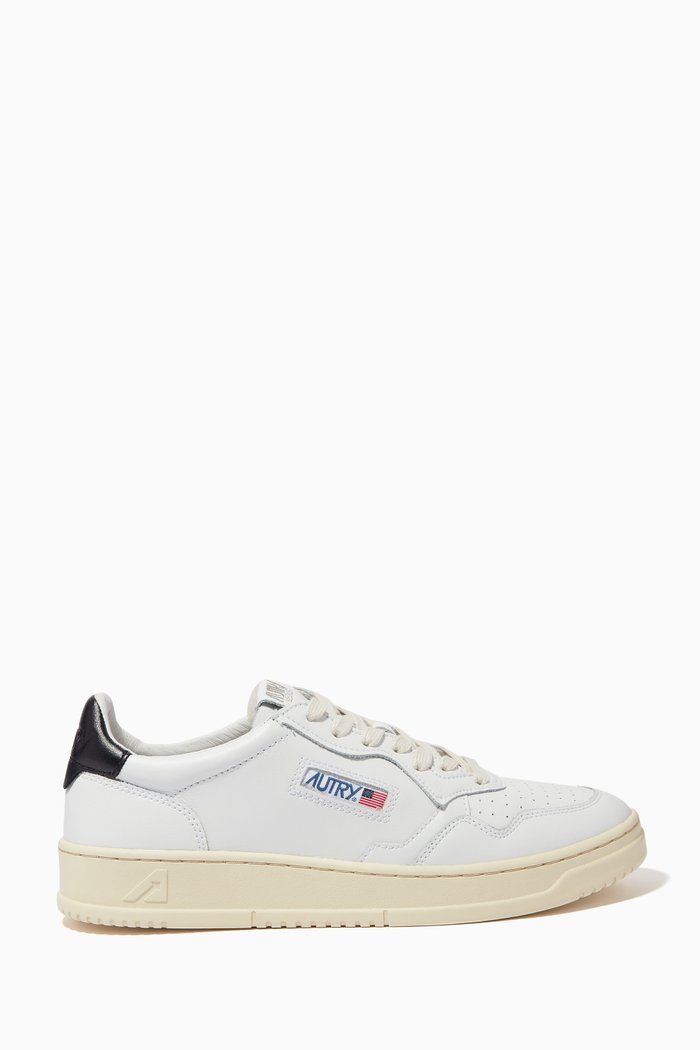 

Medalist Low Sneakers in Leather, White