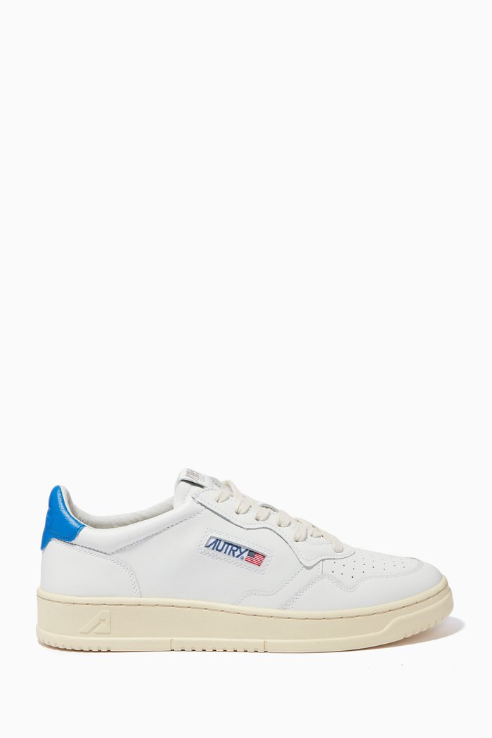 

Medalist Low Sneakers in Leather, White