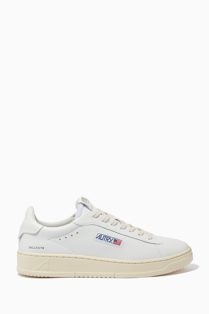 

Dallas Low Sneakers in Leather, White