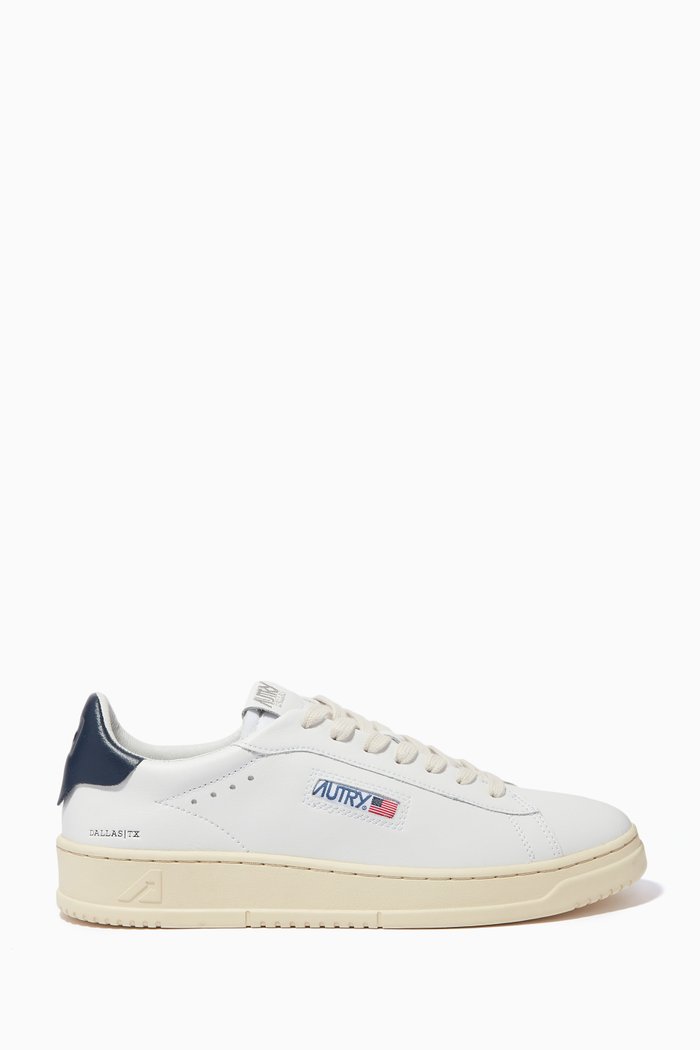 

Dallas Low Sneakers in Leather, White