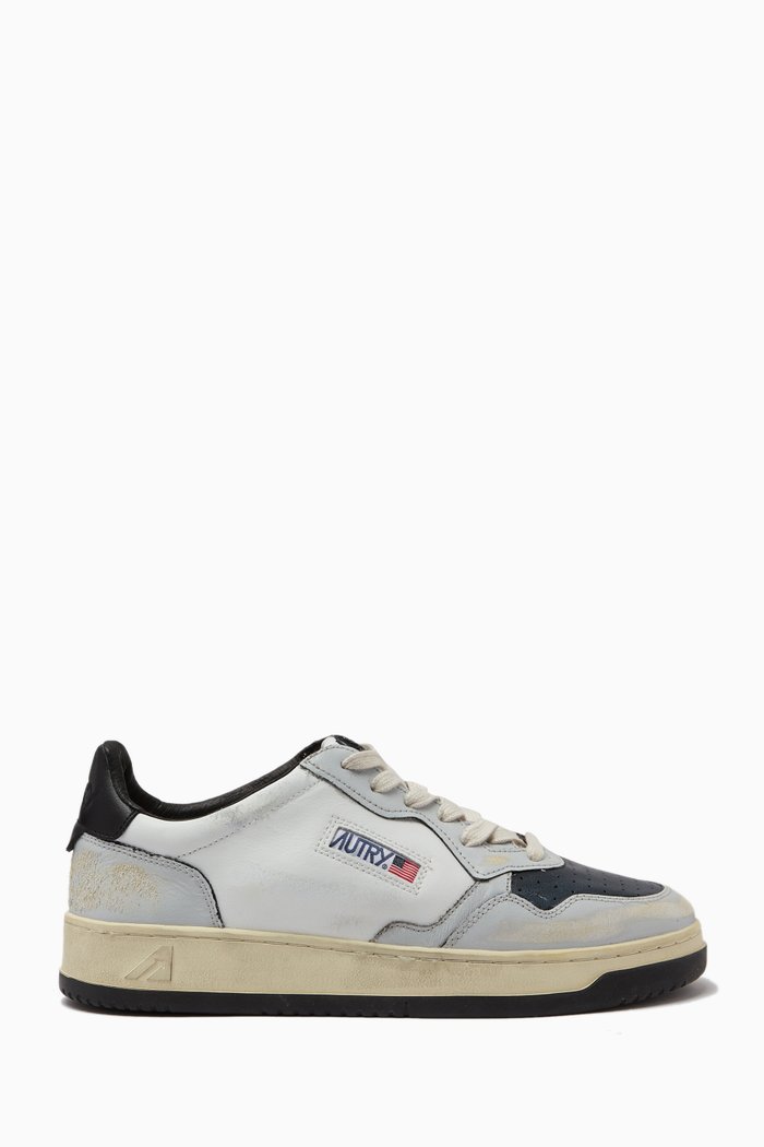 

Medalist Low Super Vintage Sneakers in Leather, White