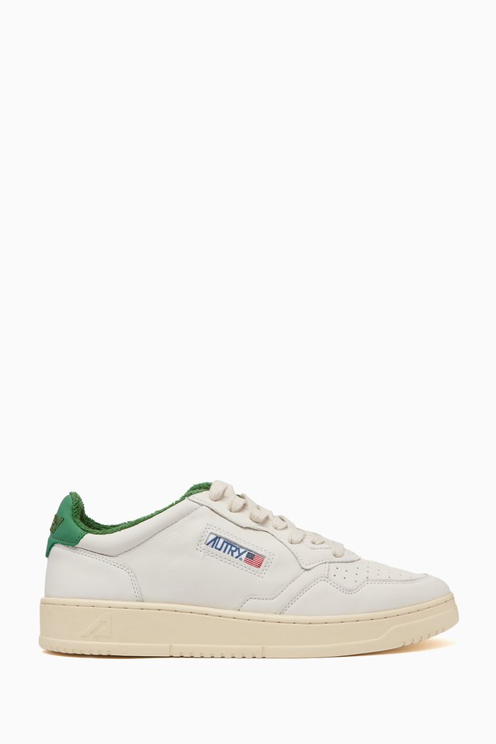 

Medalist Low Sneakers in Leather, White