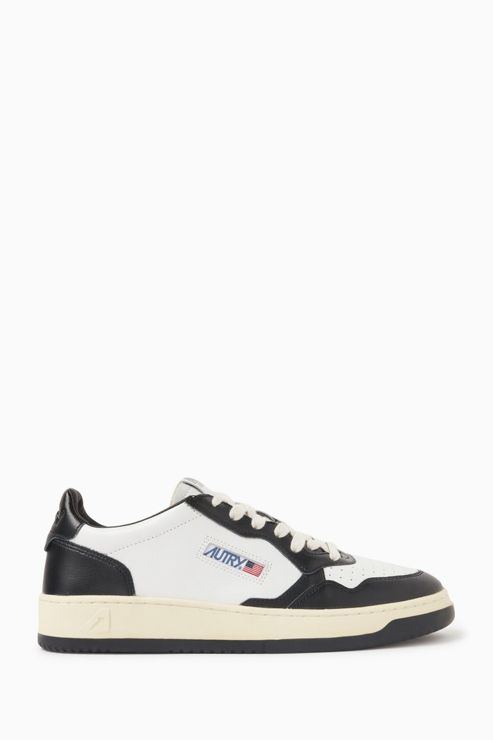 

Medalist Low Sneakers in Leather, Black