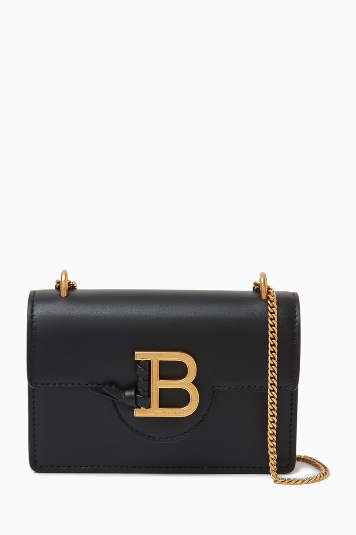 

B-Buzz Compact Wallet in Smooth Leather, Black
