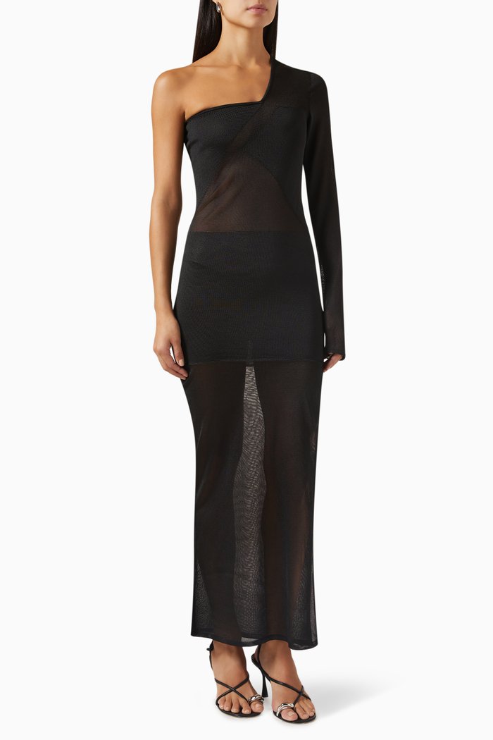 

Loralai Dress in Recycled Knit, Black