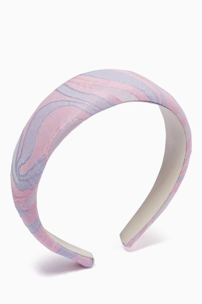 

Marmo Print Hairband, Pink