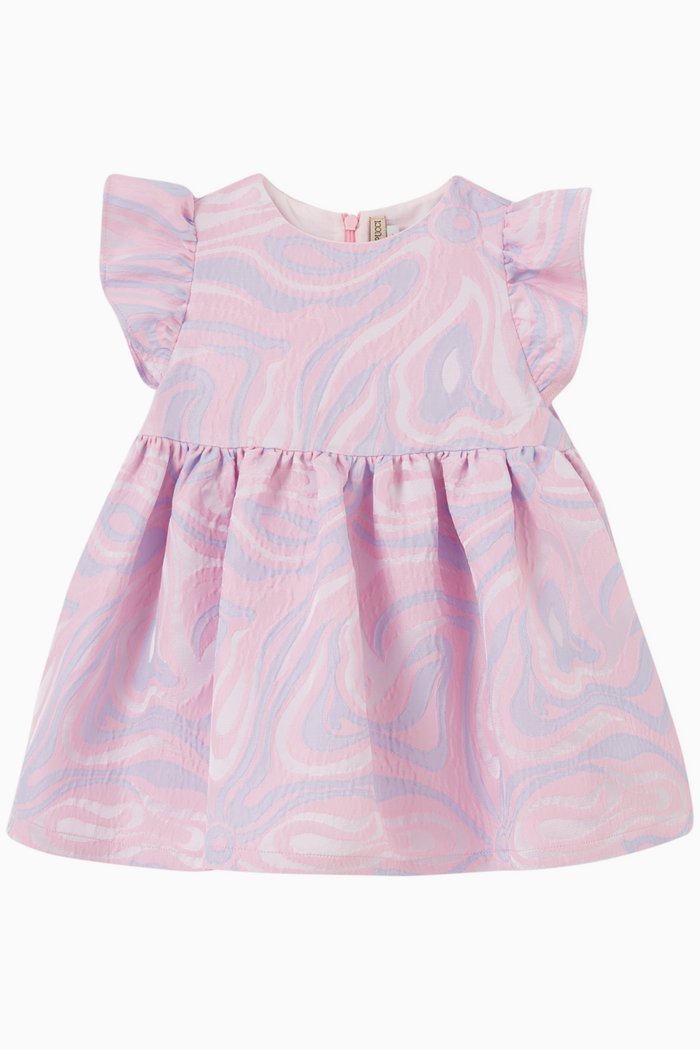 

Abstract Dress in Cotton, Pink