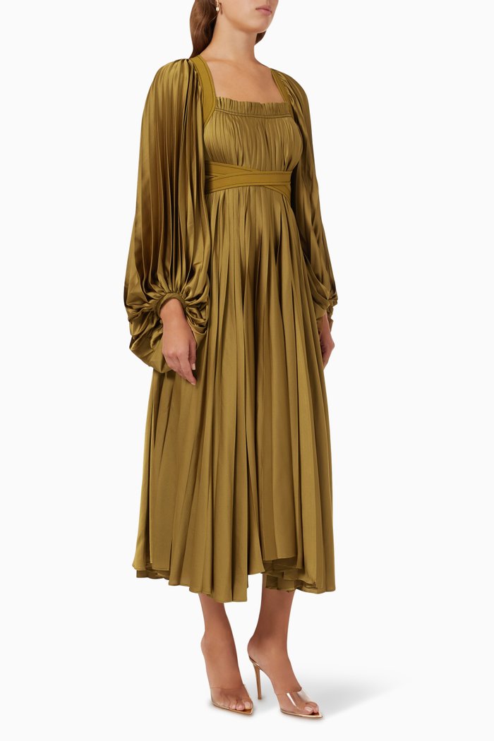 

Moston Midi Dress, Brown