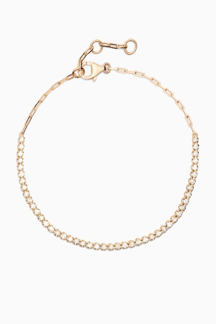 

Drop Shot Diamond Tennis Bracelet in 10kt Gold, Yellow