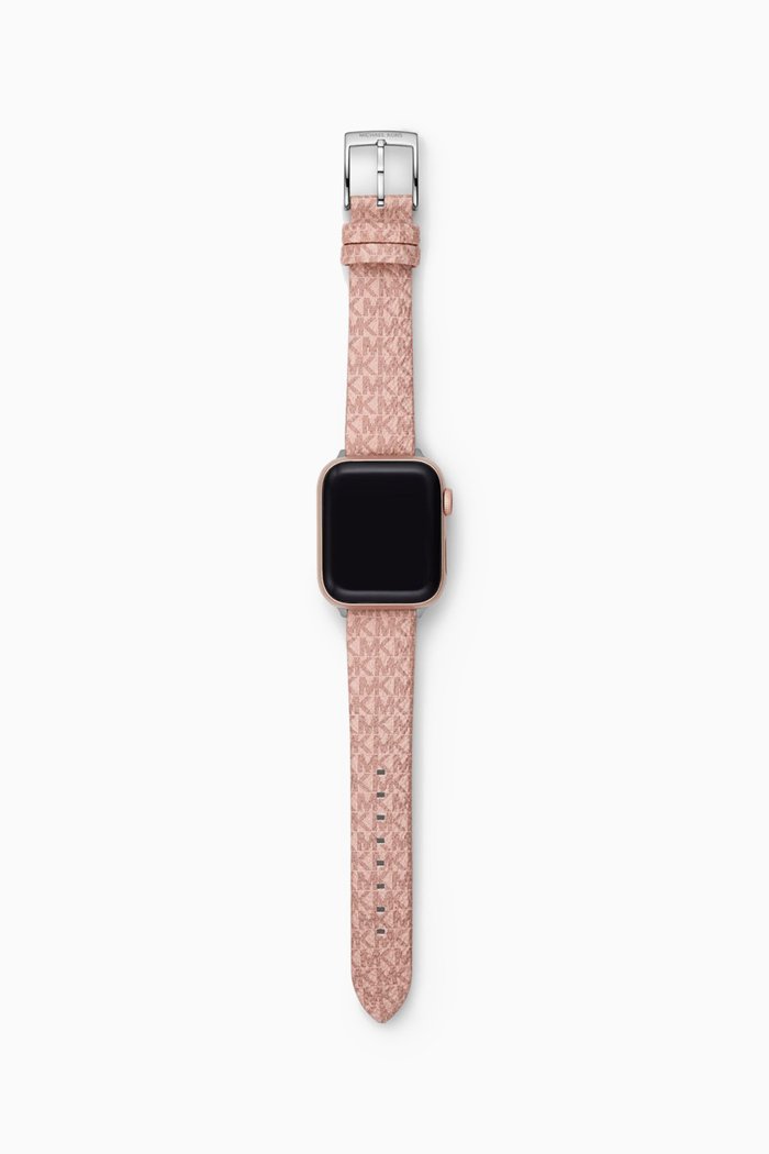 

Logo Apple Watch® Strap in Canvas, 18mm, Pink