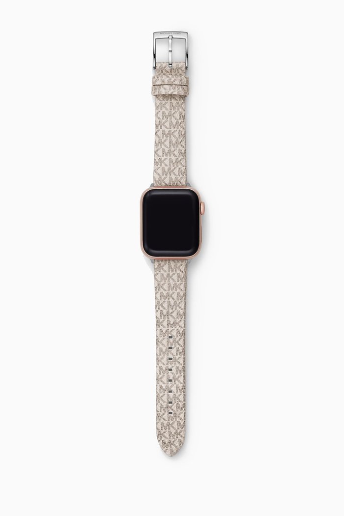 

Logo Apple Watch® Strap in Canvas, 18mm, White