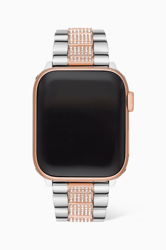 

Pavé Two-Tone Apple Watch® Strap in Canvas, 20mm, Multicolour