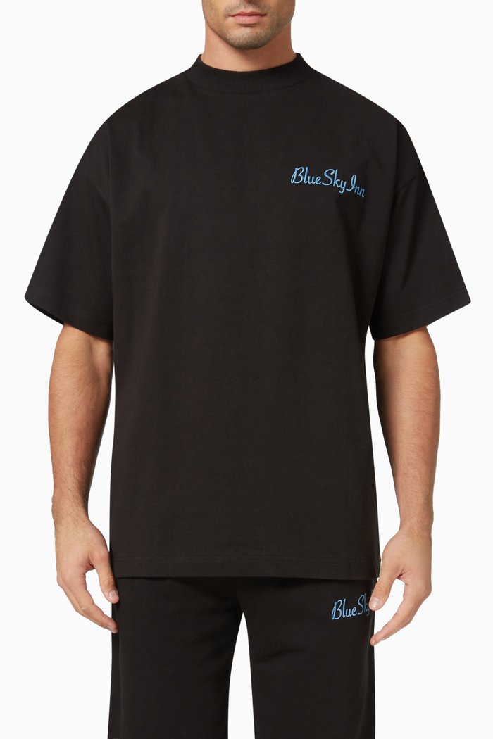 

Logo T-shirt in Cotton Jersey, Black