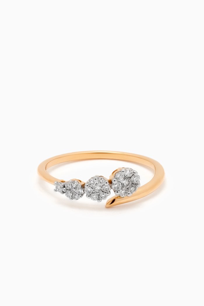 

Diamond Burst Galaxy Ring in 10kt Yellow Gold