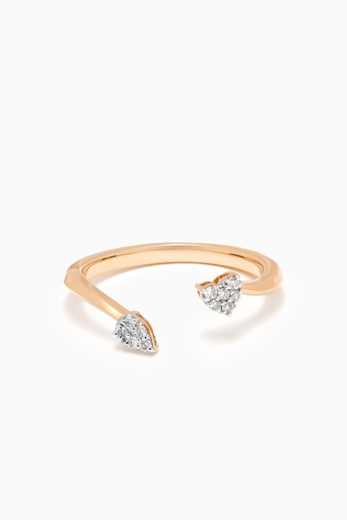 

Brave Heart Pave Ring in 10kt Yellow Gold