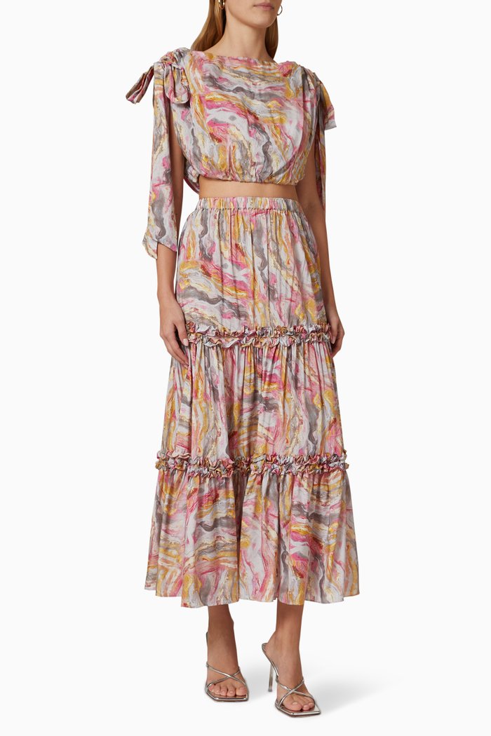 

Hues Set in Georgette, Multicolour