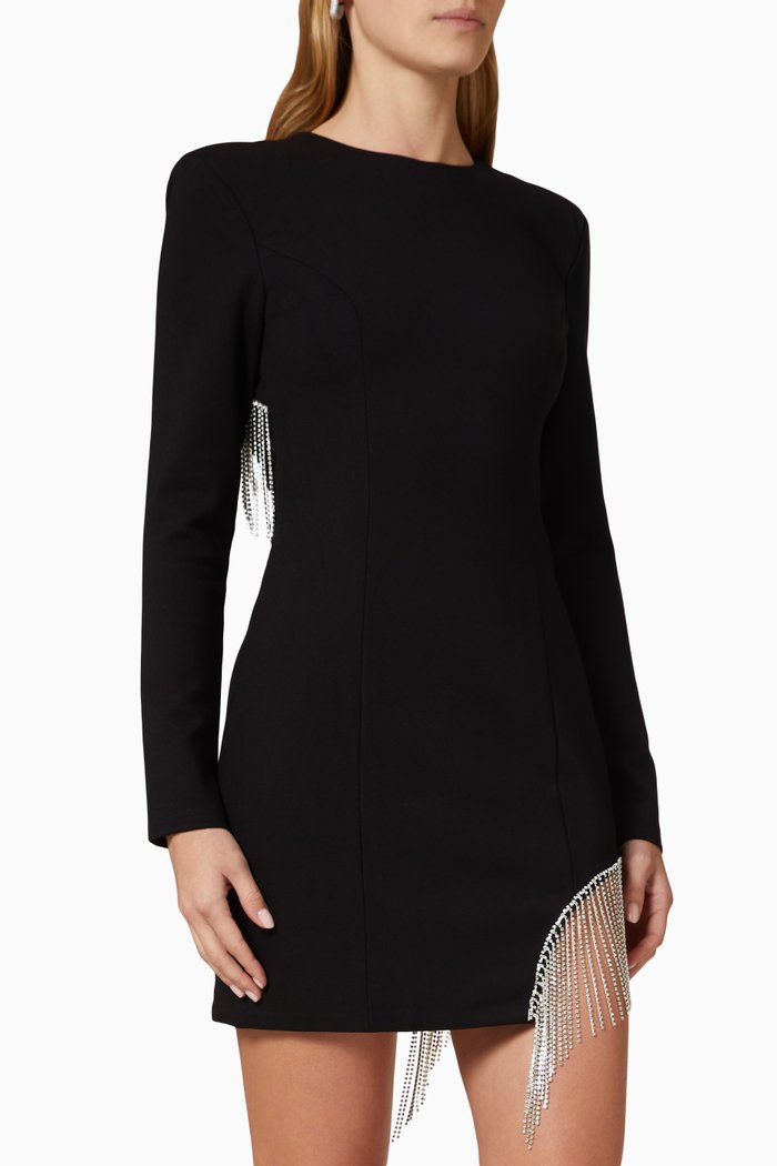 

Nebulous Dress in Viscose Jersey, Black