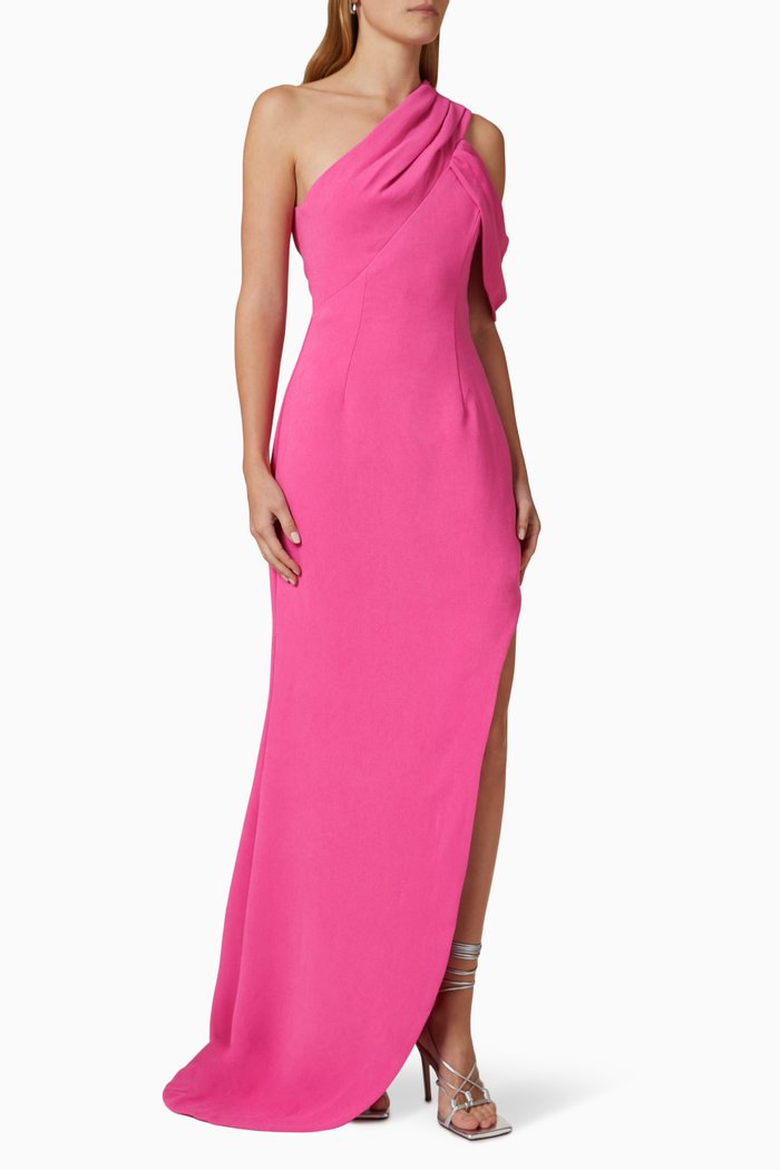 

Spectacle Gown in Crêpe, Pink