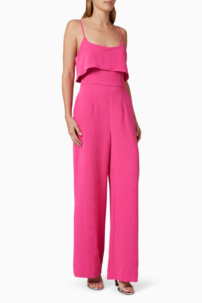 

Witness Jumpsuit in Crêpe, Pink