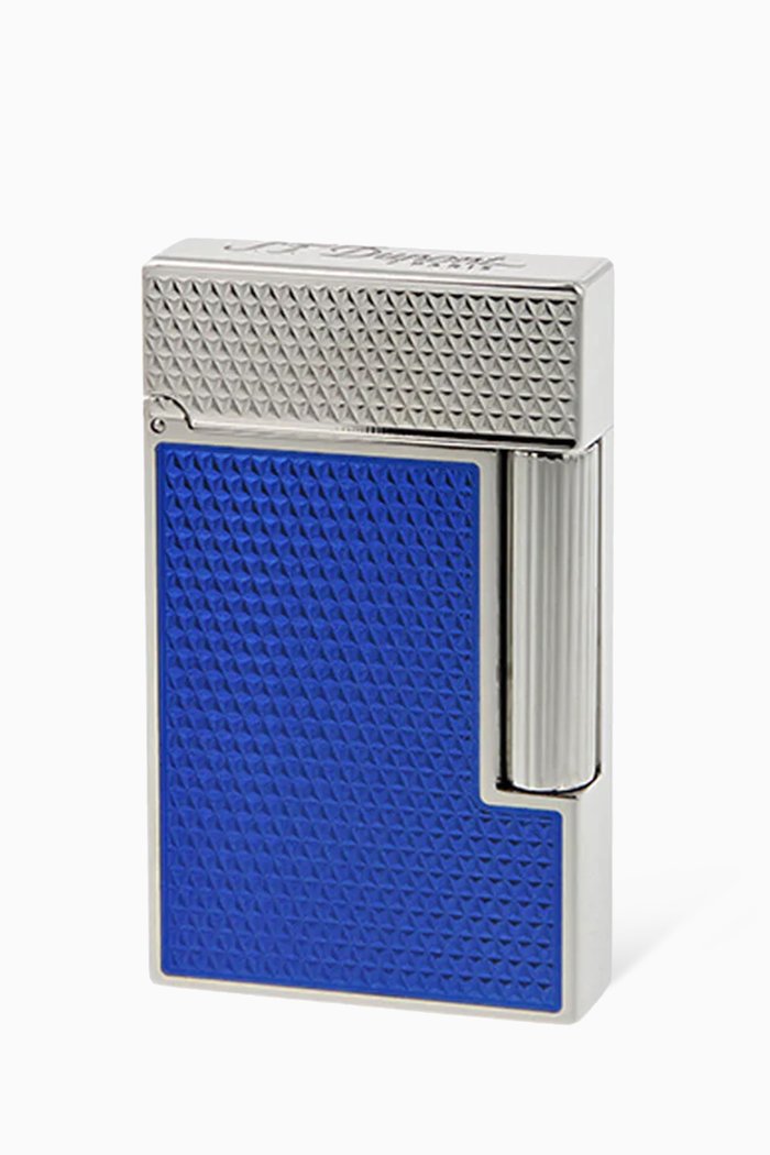 

Ligne 2 Lighter in Brass, Blue