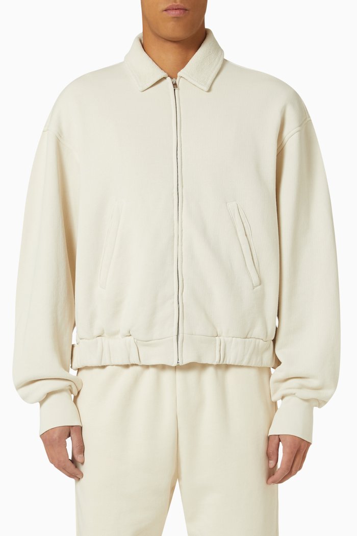 

Crop Work Wear Jacket in Cotton, Neutral