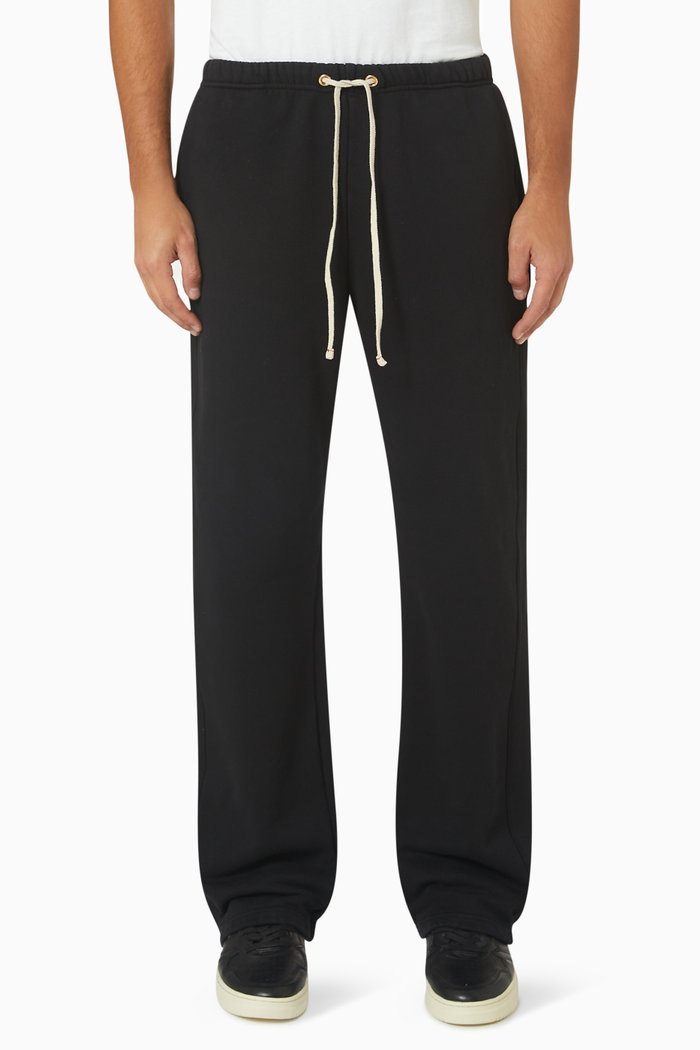 Sweatpants in Heavyweight Fleece, Black