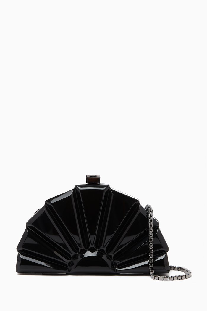 

Paloma Lucid Mini Clutch in Resin, Black