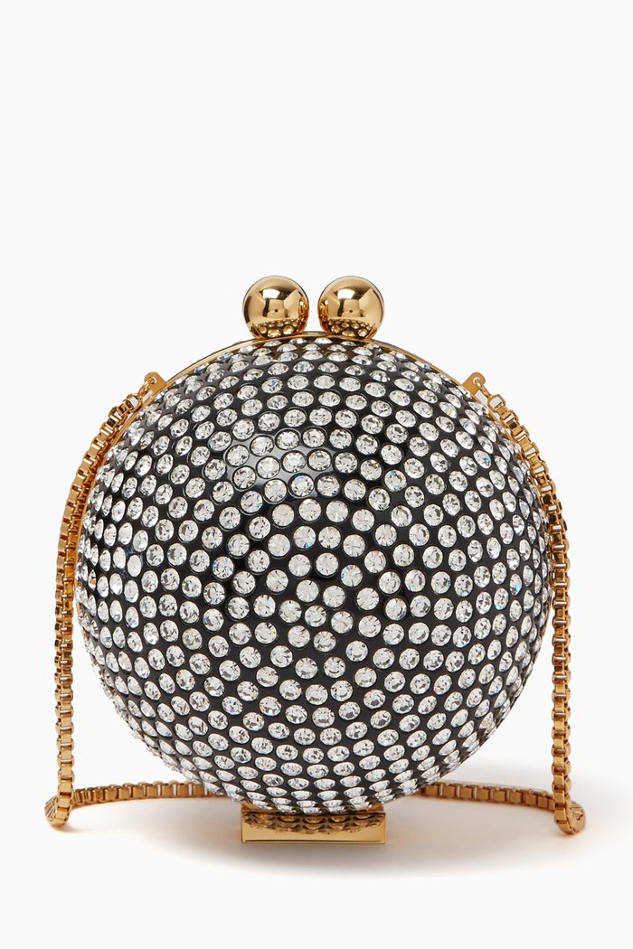 

Orb Bag in Swarovski Crystal Resin, Silver
