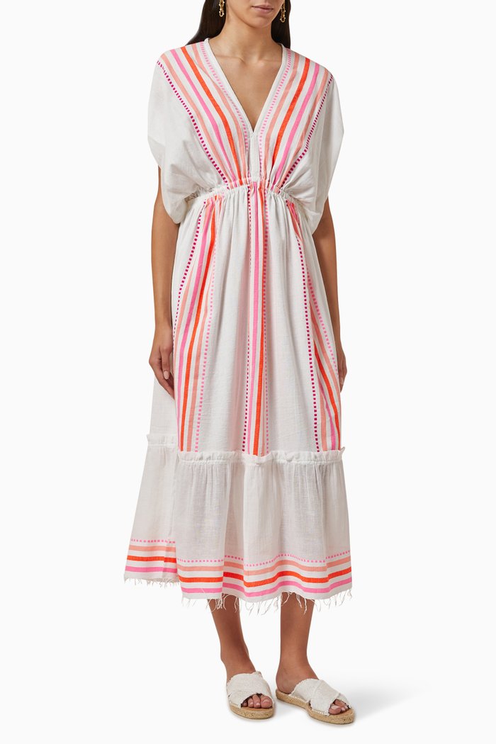 

Eshe Midi Dress in Cotton, Pink