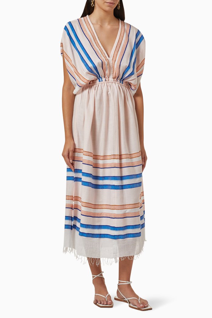 

Eskender Midi Dress in Cotton, Multicolour